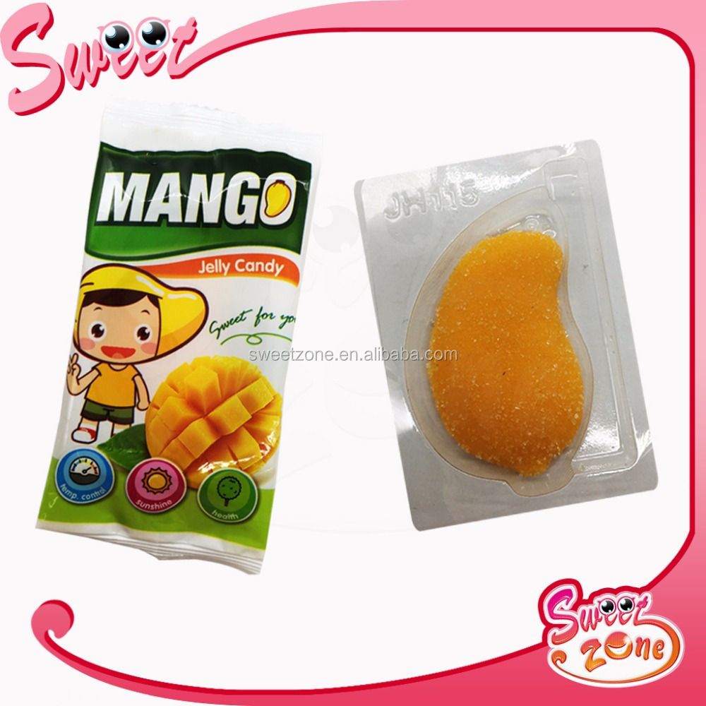 Mango Shape Gummy Soft Candy