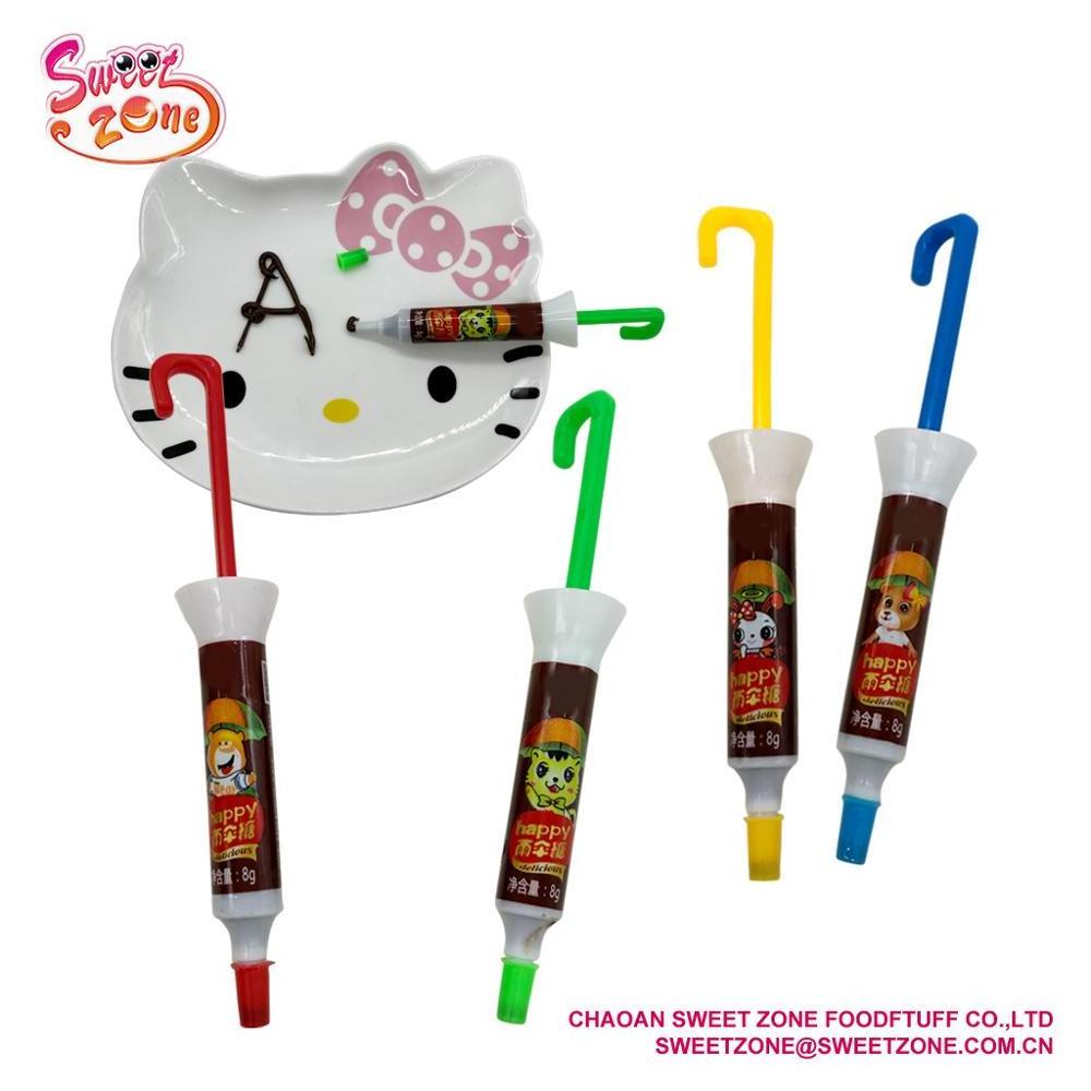 Happy Umbrella Toy Chocolate Jam Liquid Candy