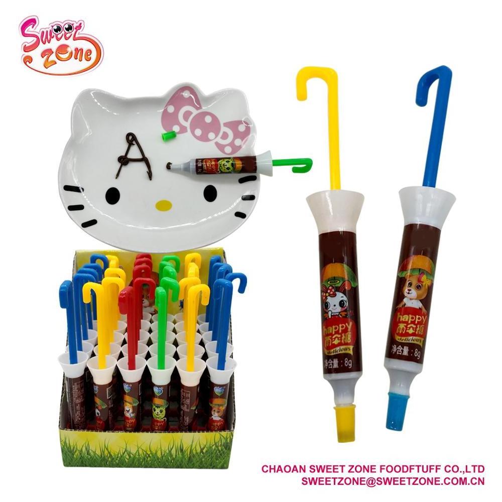 Happy Umbrella Toy Chocolate Jam Liquid Candy