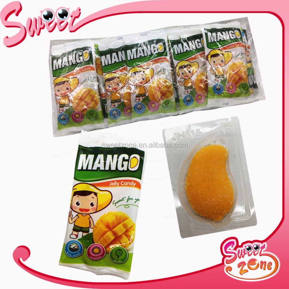 Mango Shape Gummy Soft Candy