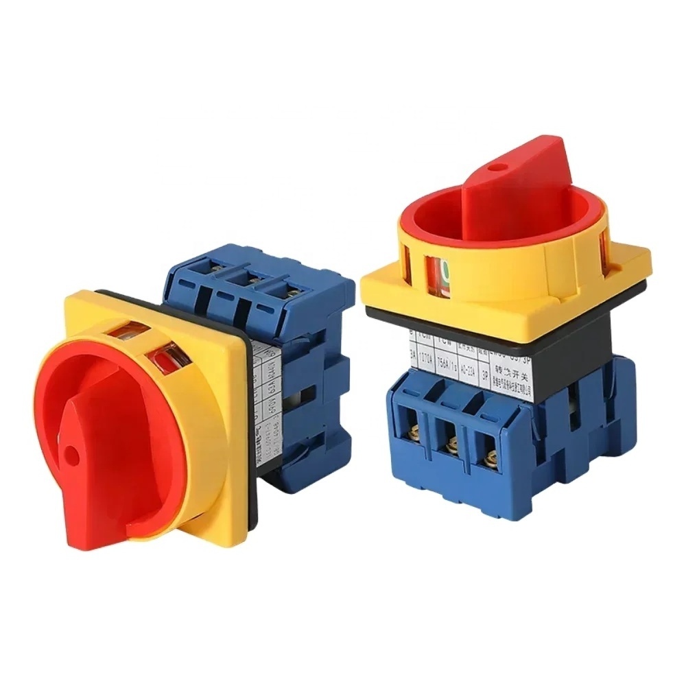 Hot Selling SVW30 3P 690V 25A Changeover Switch Padlock Disconnect Selector with ON-OFF Panel Power Control Replace LW30