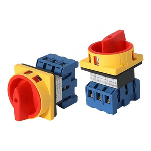 Hot Selling SVW30 3P 690V 25A Changeover Switch Padlock Disconnect Selector with ON-OFF Panel Power Control Replace LW30