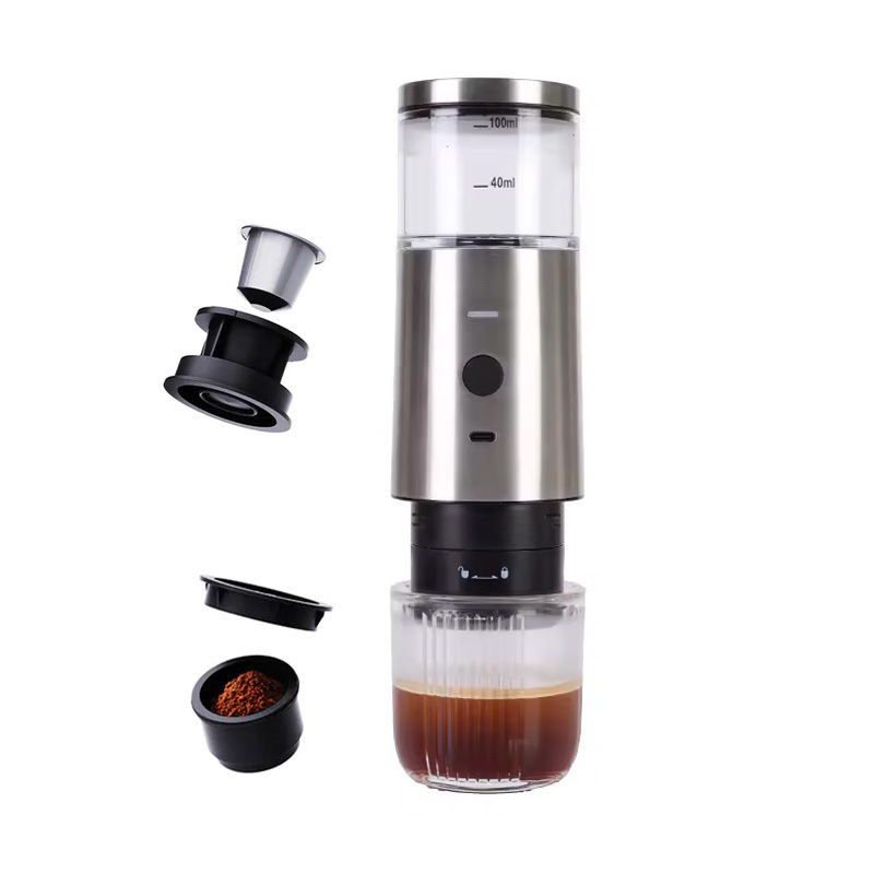 Italian professional car travel mini portable smart automatic dripper espresso coffee capsules makers espresso coffee machine