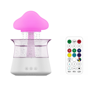 2023 Smart Home Essential Oil Diffuser Rain Cloud Humidifier Water Drip Humidifier and Ultrasonic Aromatizer with 7 Colors