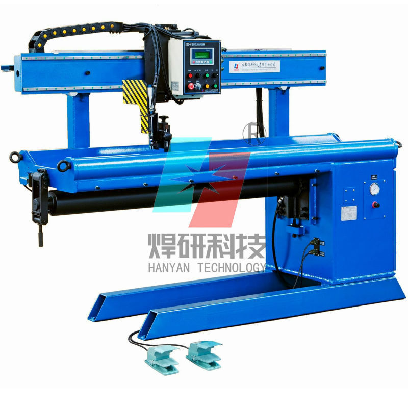 Z-F-1500 1500mm Automated Tank Shell Longitudinal Welder Straight Seam Lap over Welding Machine