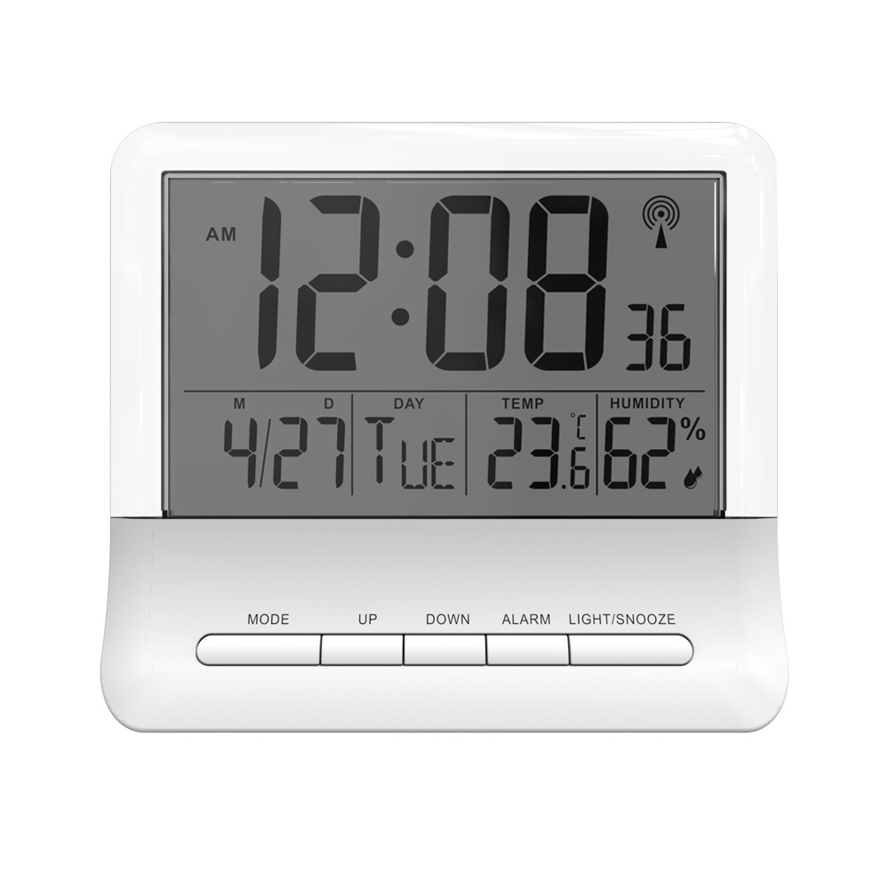 2024 HOT Modern Multifunction  Desk  Table Alarm Display Digital Transparent Display Electronic Home Decoration Alarm Clock