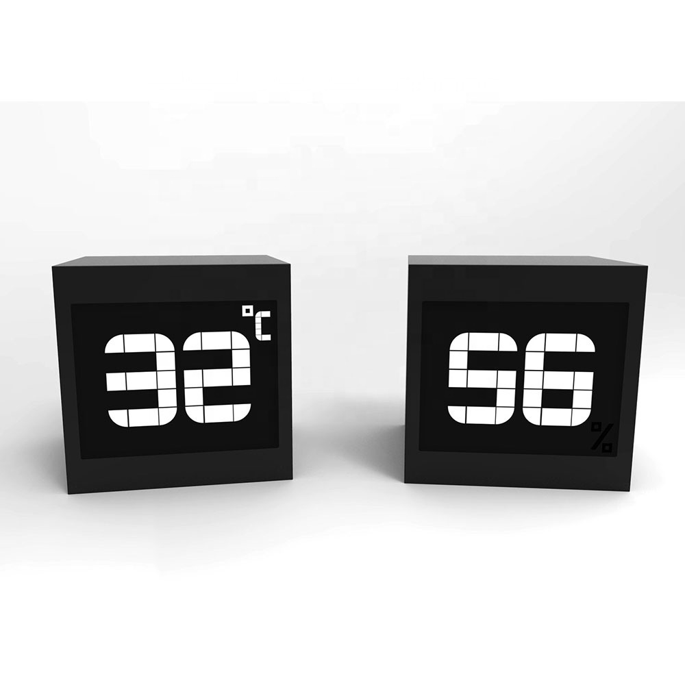 Designer Tabletop Flip Small Digital Table Clock, Wake Up Table Lamp with Clock Led