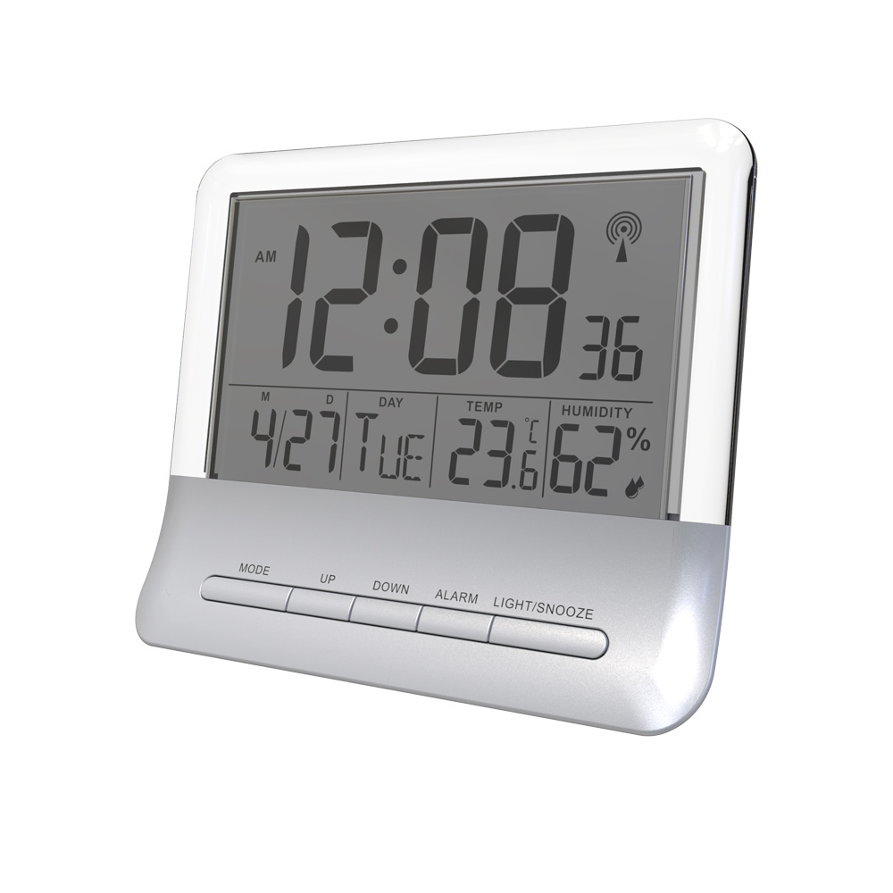 2024 HOT Modern Multifunction  Desk  Table Alarm Display Digital Transparent Display Electronic Home Decoration Alarm Clock