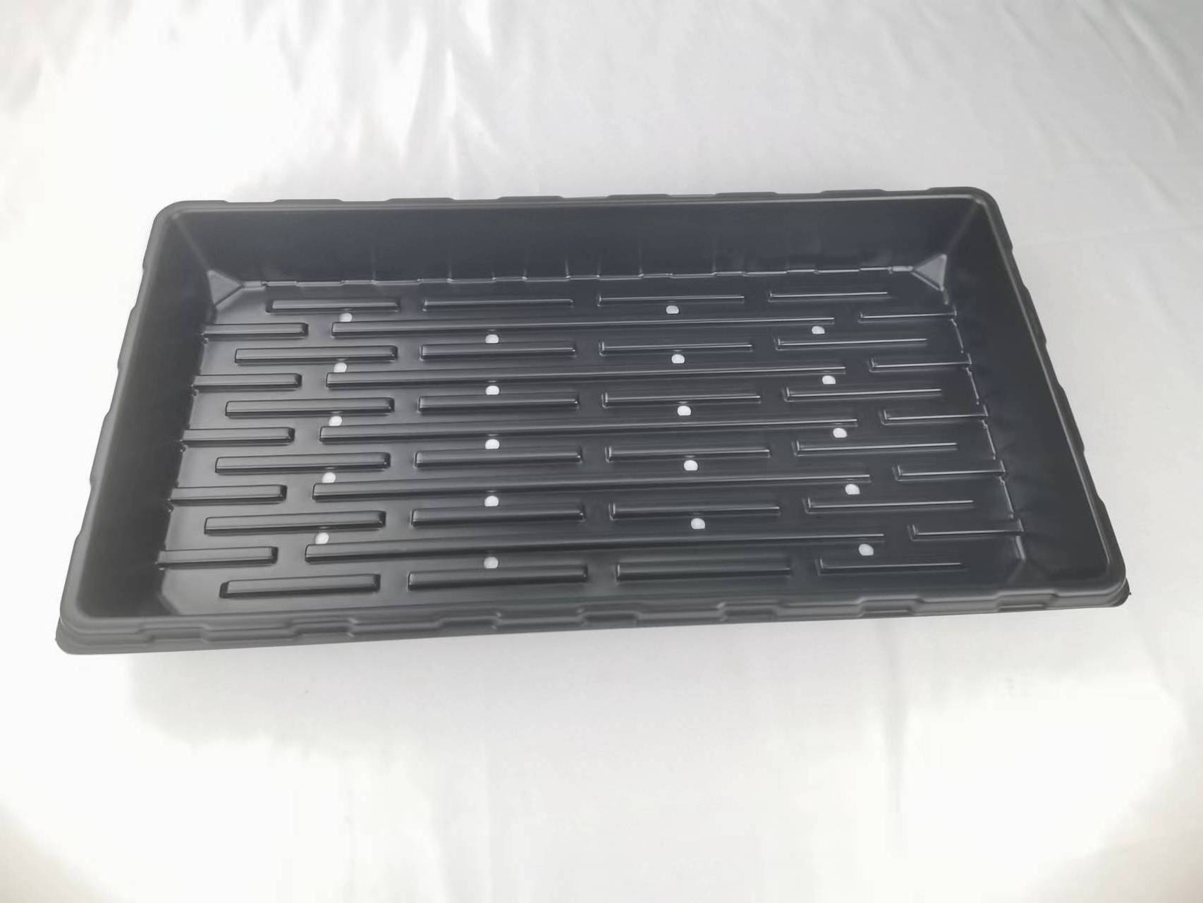 Wholesale custom reusable seedling growing tray, PS/PP/PE  plant germination tray with low moq and good price