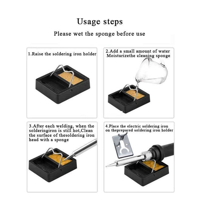 Small soldering iron stand Bakelite simple soldering iron bracket Metal simple soldering iron frame metal support stand