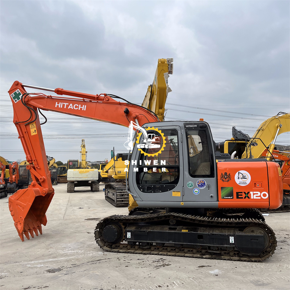 Hot sell 12 ton used Excavators EX120-5 secondhand Excavators Hitachi Excavators zx120 Machine for sale