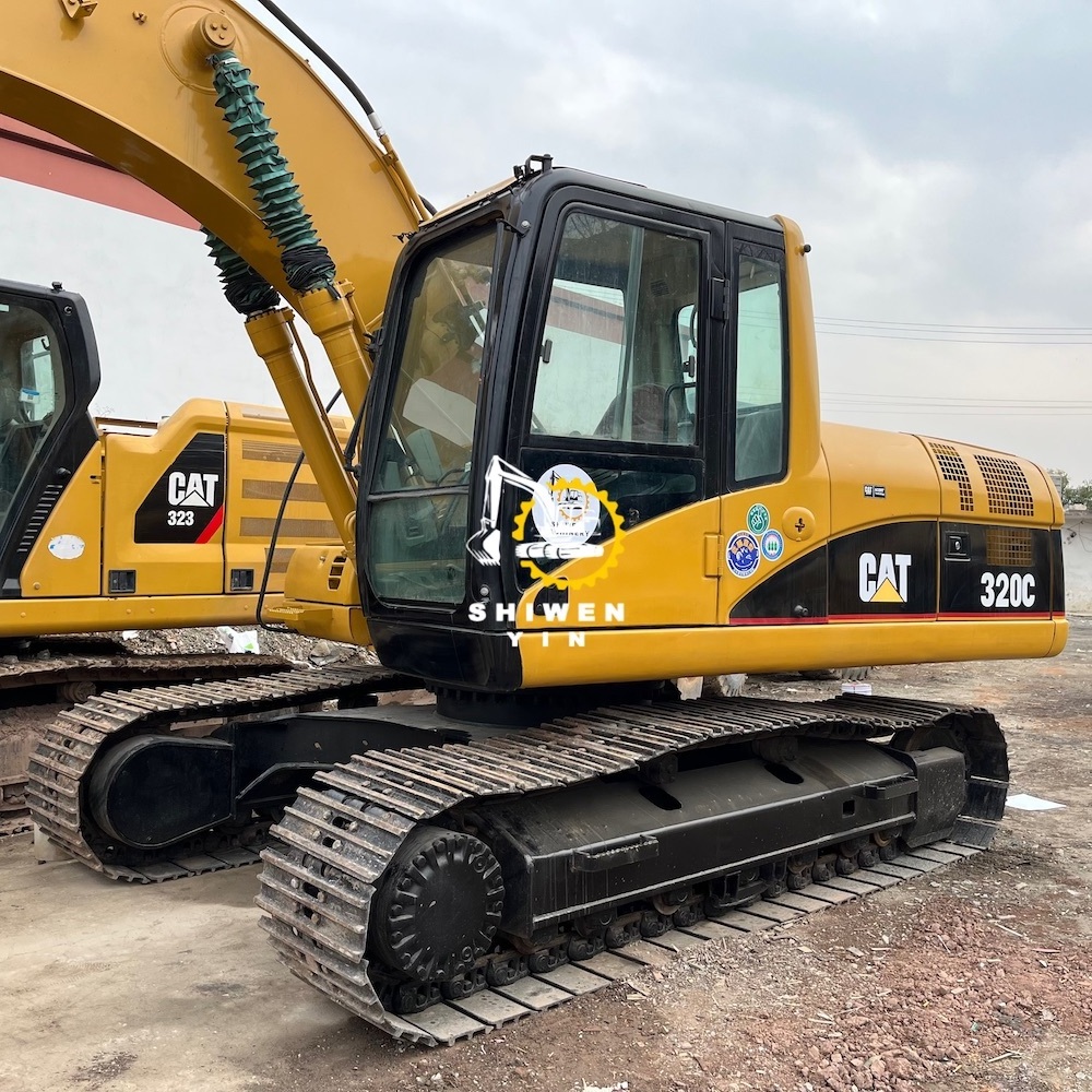 Used excavadora CAT 320 320C 320CL 320D 320D2 320GC excavator, secondhand Caterpillar 320c with Mitsubishi 3066 engine