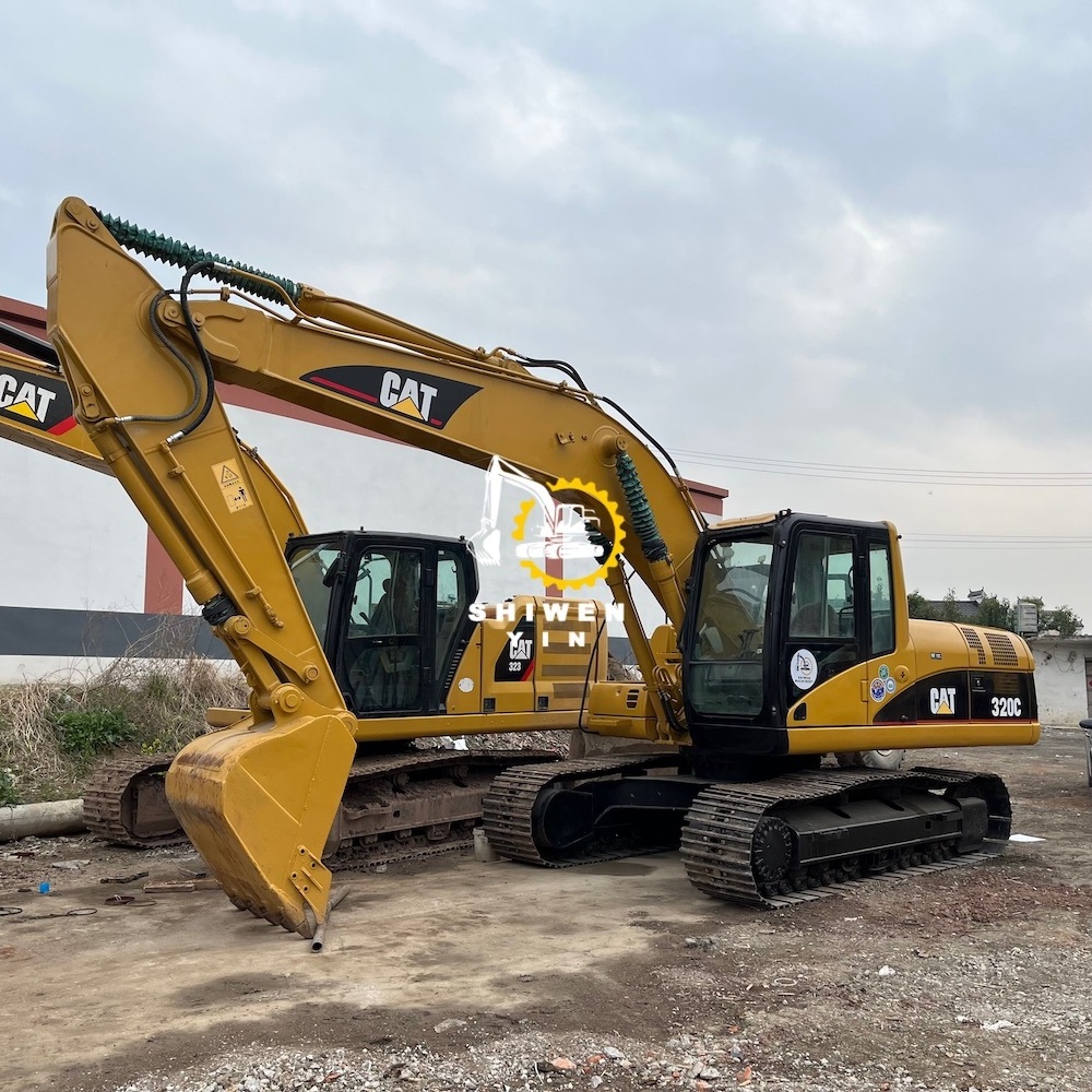 Used excavadora CAT 320 320C 320CL 320D 320D2 320GC excavator, secondhand Caterpillar 320c with Mitsubishi 3066 engine