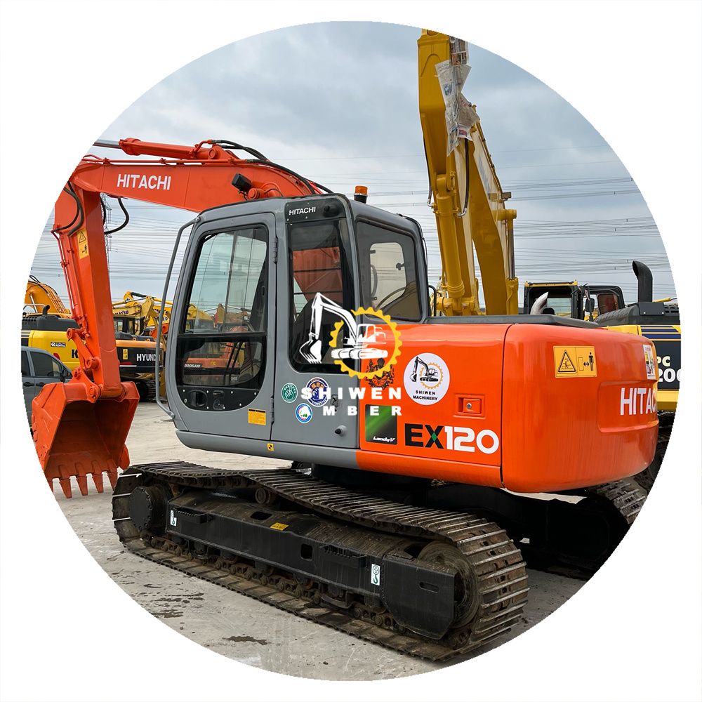 Hot sell 12 ton used Excavators EX120-5 secondhand Excavators Hitachi Excavators zx120 Machine for sale