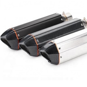 Stainless Steel 51MM 420mm exhaust muffler for motorcycle