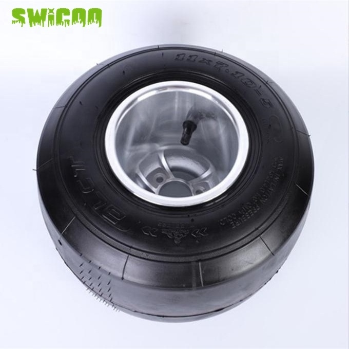 High Quality Go Kart Partsc  Go kart Wheel Hub Tire 210 Go Kart Rear Wheel Hub 11x7.1-5 Tires