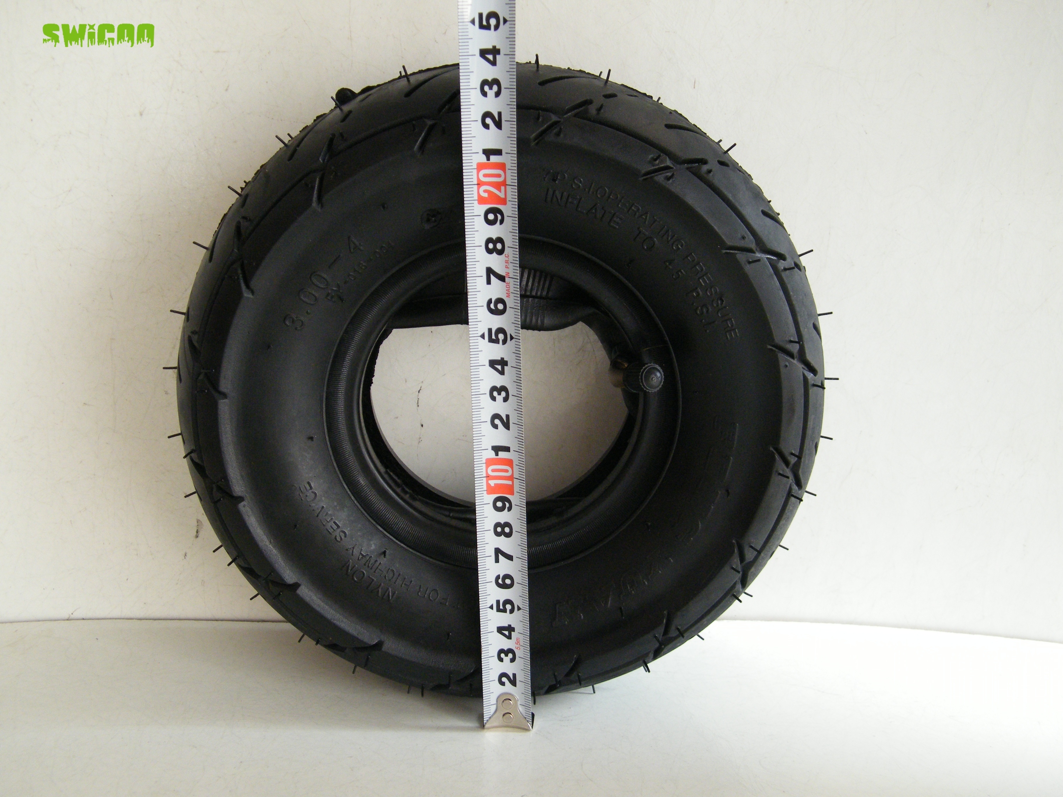 4.10/3.50-4 Tyre 2Ply Stud Tire 4.10-4 Cart Lawn Garden 410/350-4 Tires Tube