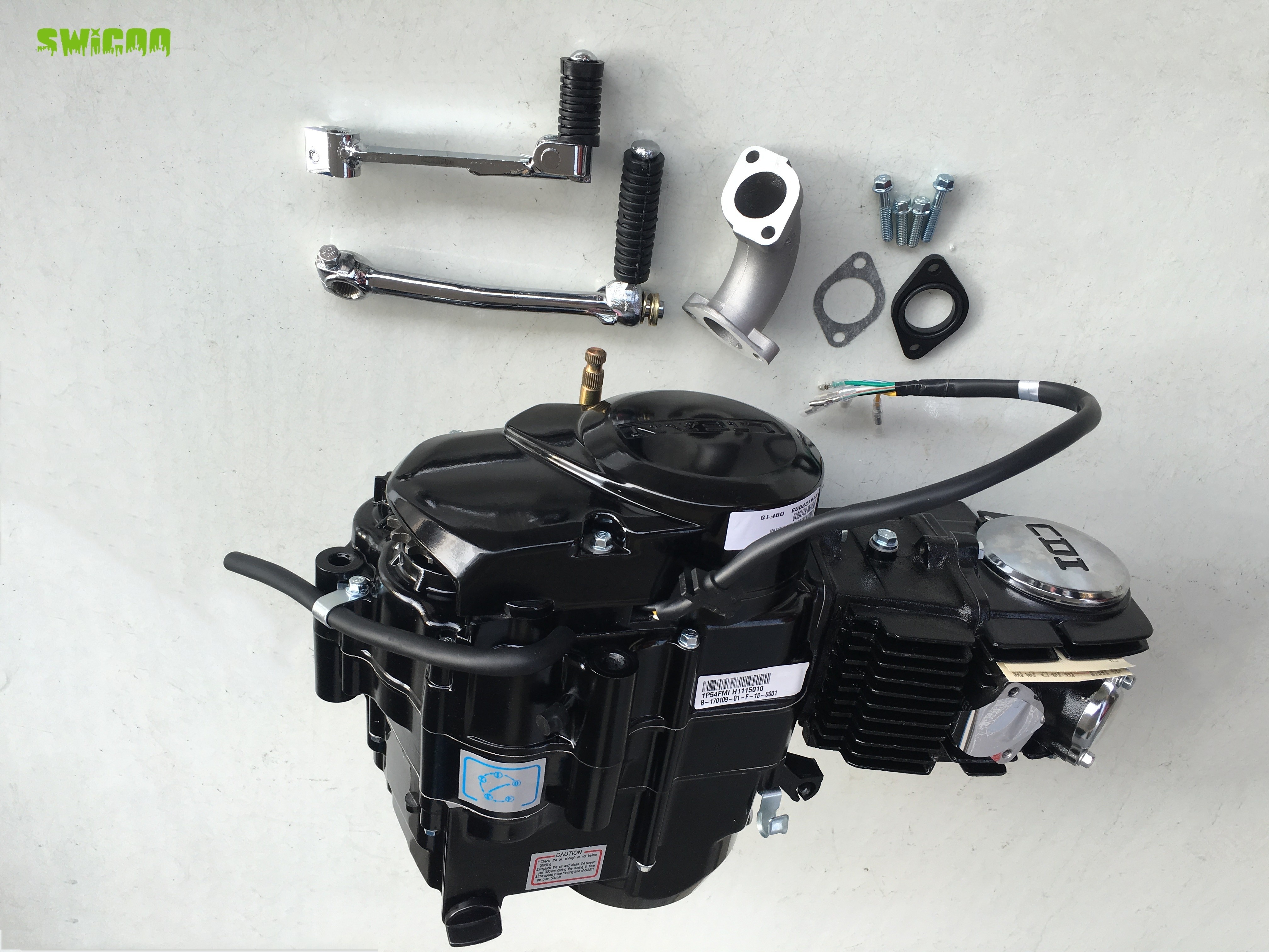 Lifan 125cc Engine System 4 Gears Manual Clutch Engine Motor Pit Pro Trail Dirt Bike ATV Motorcycle Engine 125cc