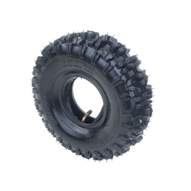 Motorcycle 4.10/3.50-4  4.10-4 Tires Tube 410/350-4 Tyre 2Ply Stud Tire Cart Lawn Garden