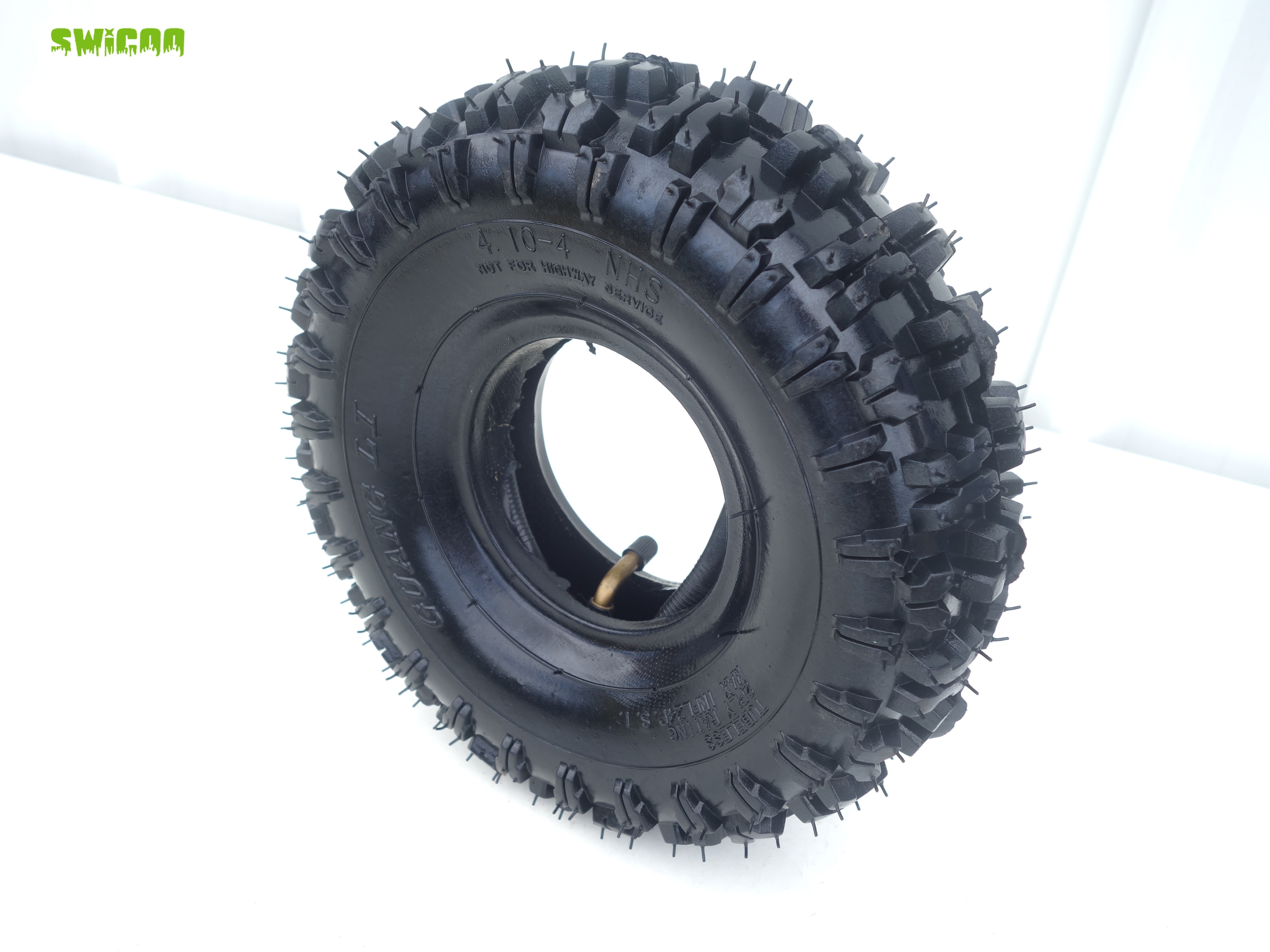 Motorcycle 4.10/3.50-4  4.10-4 Tires Tube 410/350-4 Tyre 2Ply Stud Tire Cart Lawn Garden