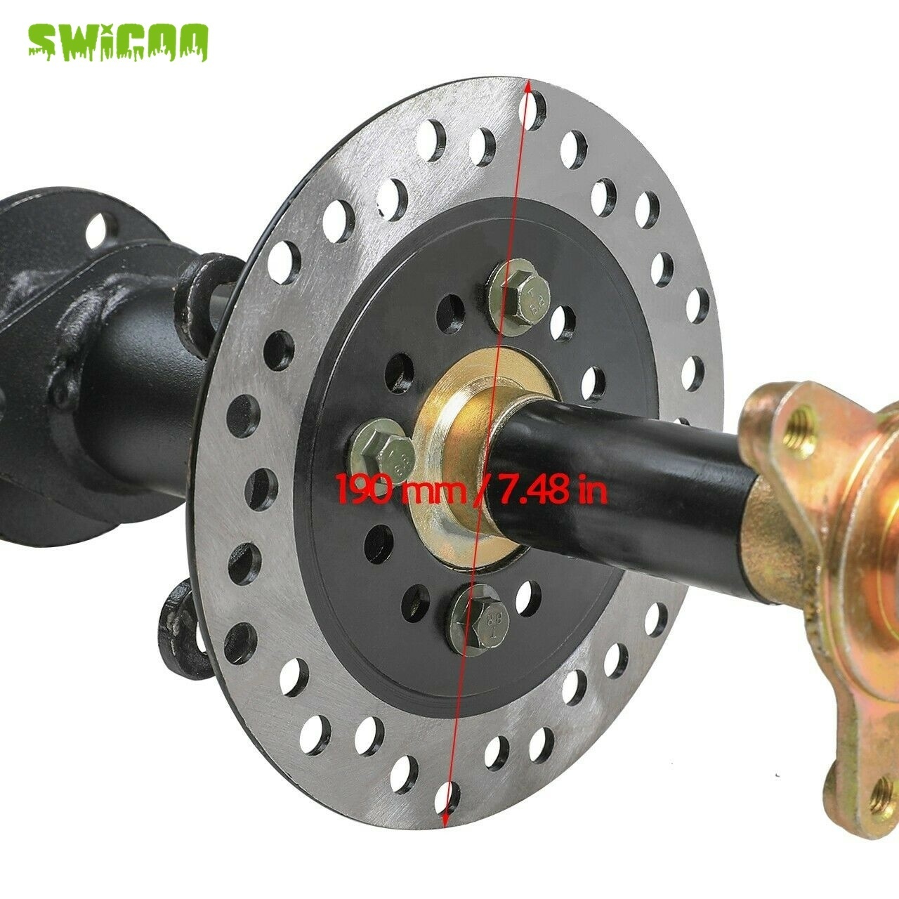 ATV Rear Axle 340mm and 430mm Differential Axle For Go Kart ATV Golf Cart Lawn Mower ATV Assembly Accessories