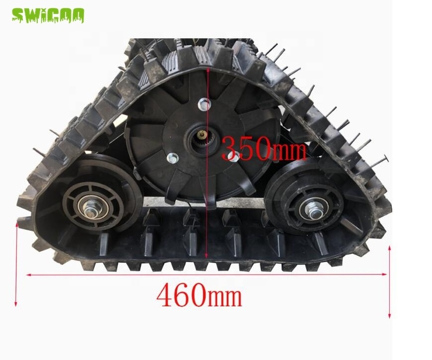 ATV 850mm 1000mm Rear Axle ATV Snow Rubber Sand Track Rear Axle Go Kart UTV Buggy Quad