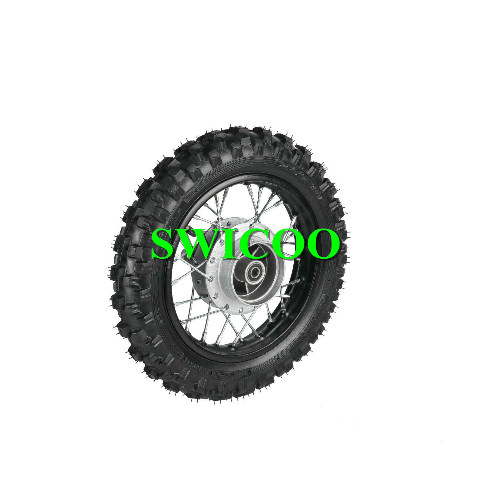 2.50-10 Inch Rear Rim Wheel Tire 50cc 70cc 110cc SSR Coolster Dirt Pit Bike Motorcycle Parts