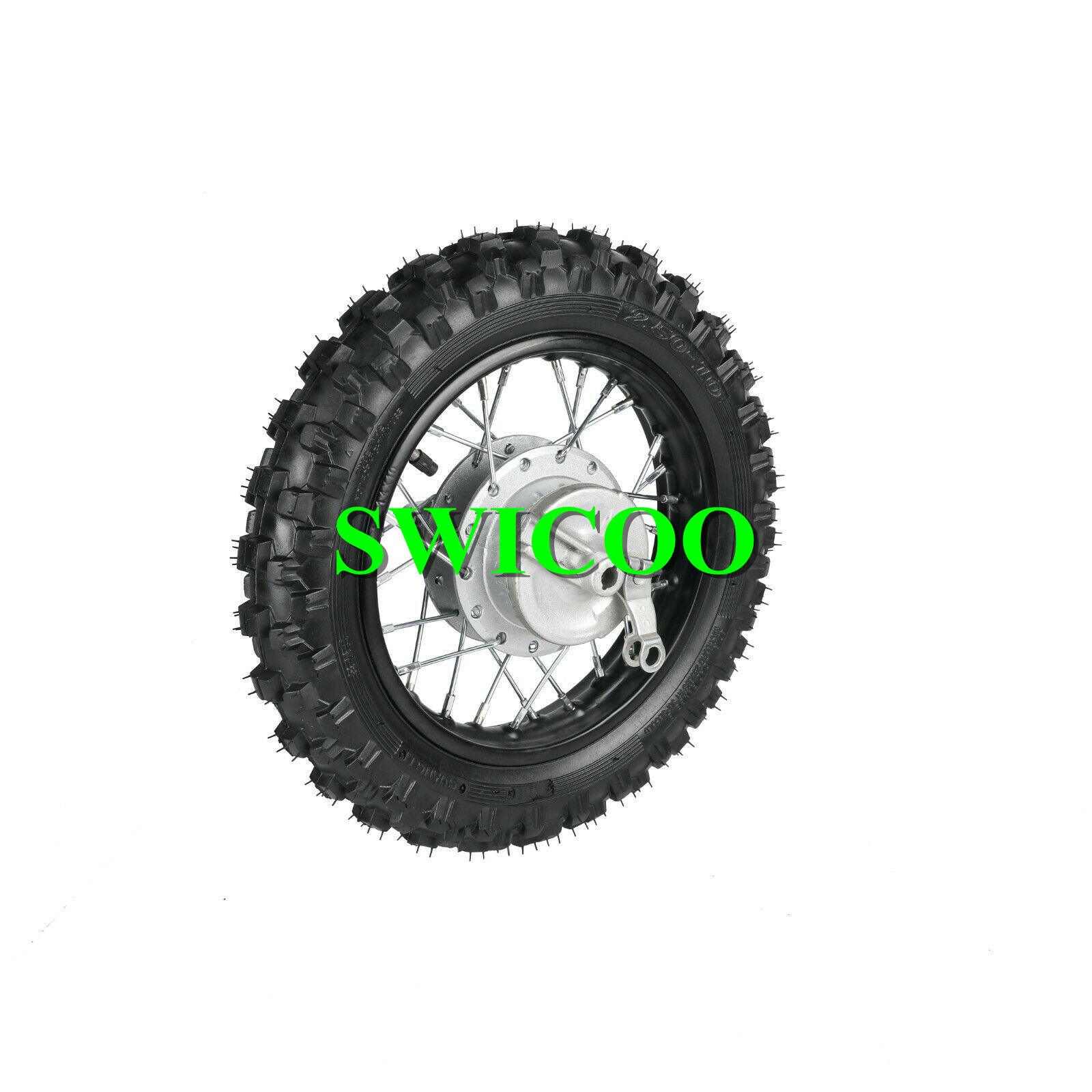 2.50-10 Inch Rear Rim Wheel Tire 50cc 70cc 110cc SSR Coolster Dirt Pit Bike Motorcycle Parts