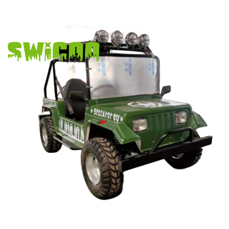 Best-Selling 150CC  Electric Start  Mini Jeep  4-Strokes 2 Seats Jeep Cars With  auto clutch