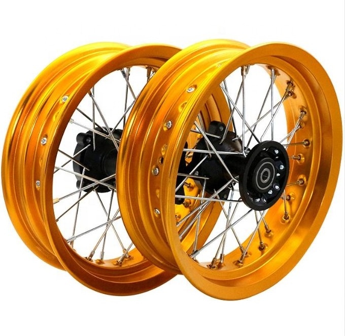 Good quality  1.60-12 1.85-12 2.50-12 3.00-12 Rim Wheel Disk Brake Apollo SSR 125cc XR CRF Dirt Pit Bike Tao