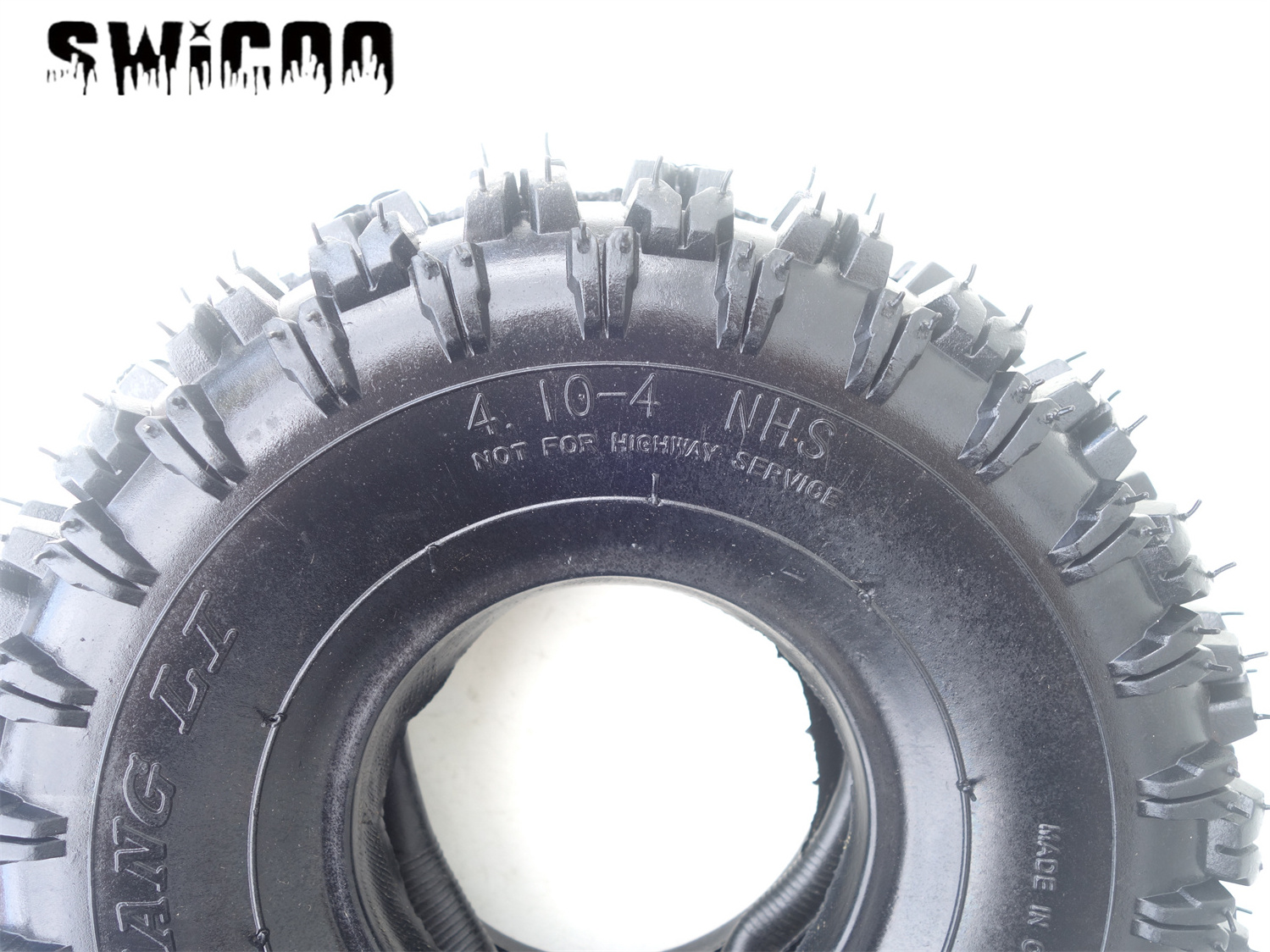 4.10/3.50-4 Tires Tube 2 Ply Stud Tire 4.10-4 Cart Lawn Garden 410/350-4 Tires Tube