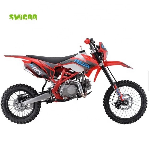 In Stock 125cc Dirt Bike Pit Bike Adults Dirtbikes Pitbikes 125 Dirt Pit Bike with Big 17