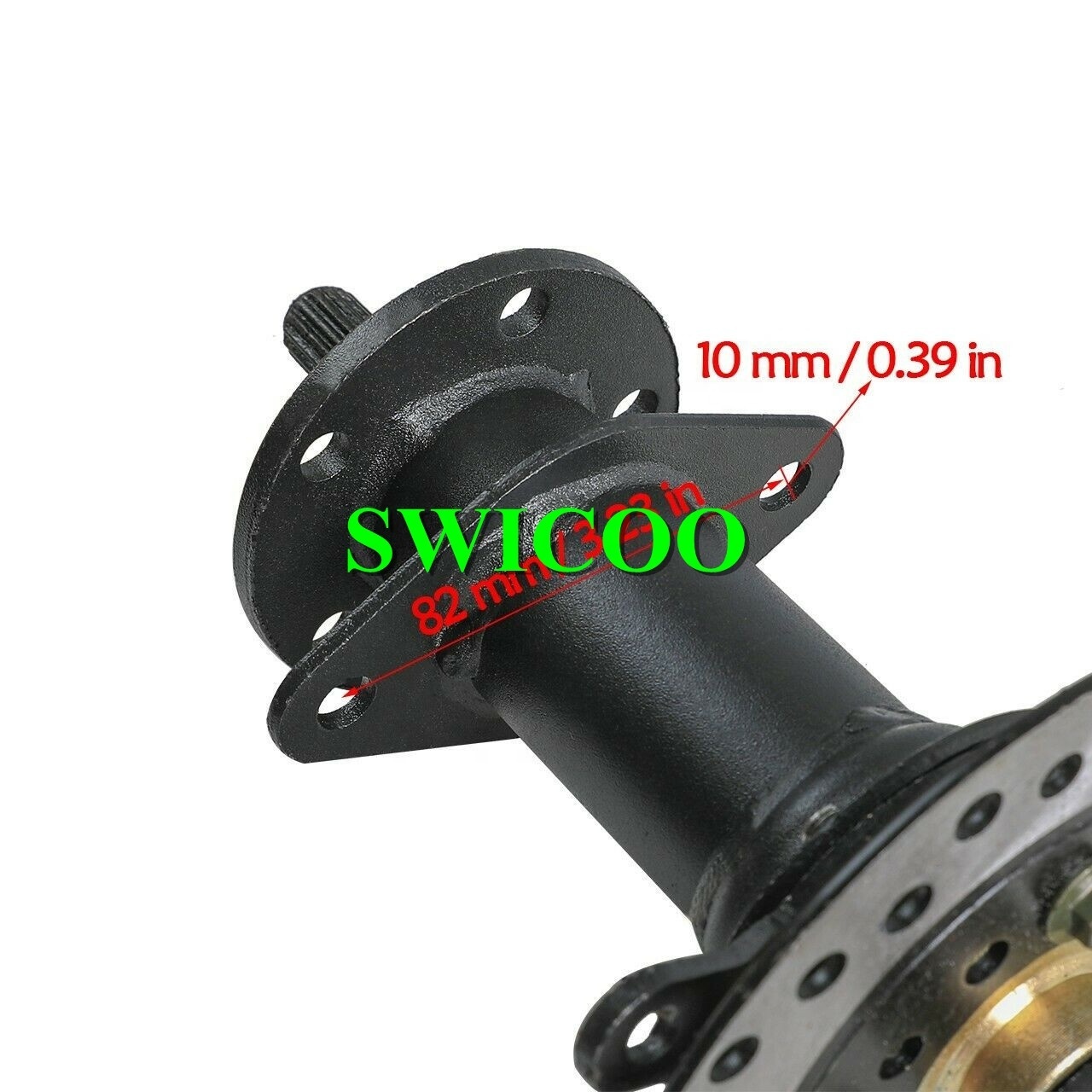 Durable In Use 340mm 430mm Rear Differential Axle For Electric Go Kart ATV Golf Cart Lawn Mower