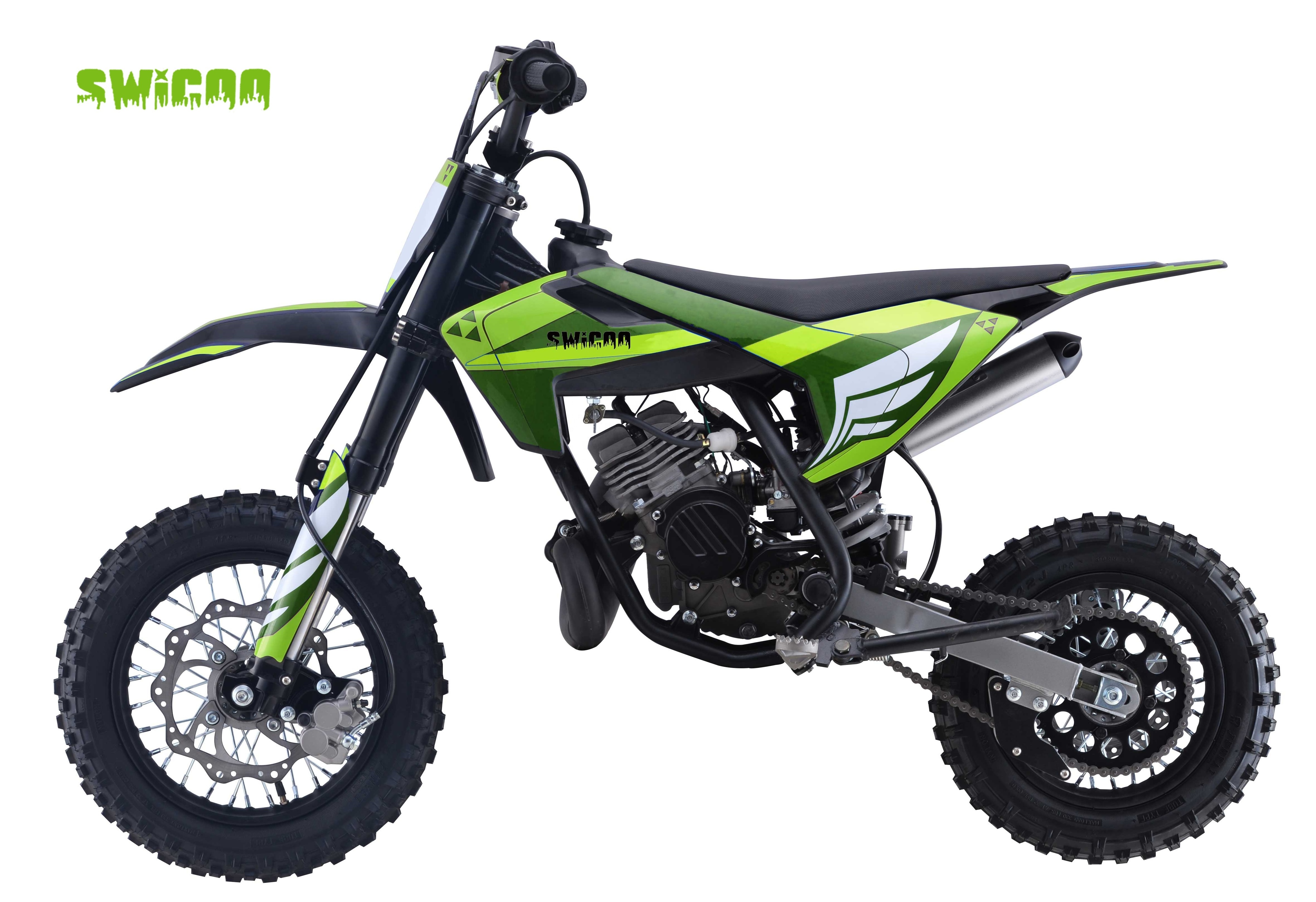 49cc Mini Bike 2-Stroke Off-Road Motorcycle Gasoline Dirt Bike for Kids with Customizable Graphics