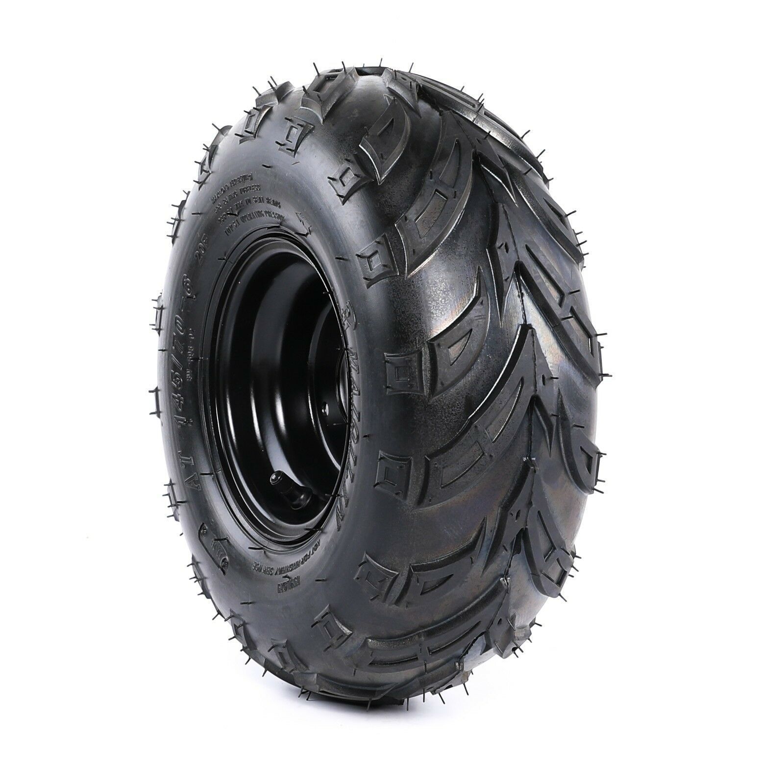 Go-kart ATV Tire with Wheel Assembly 145/70-6 Rim Go kart Mini Bike