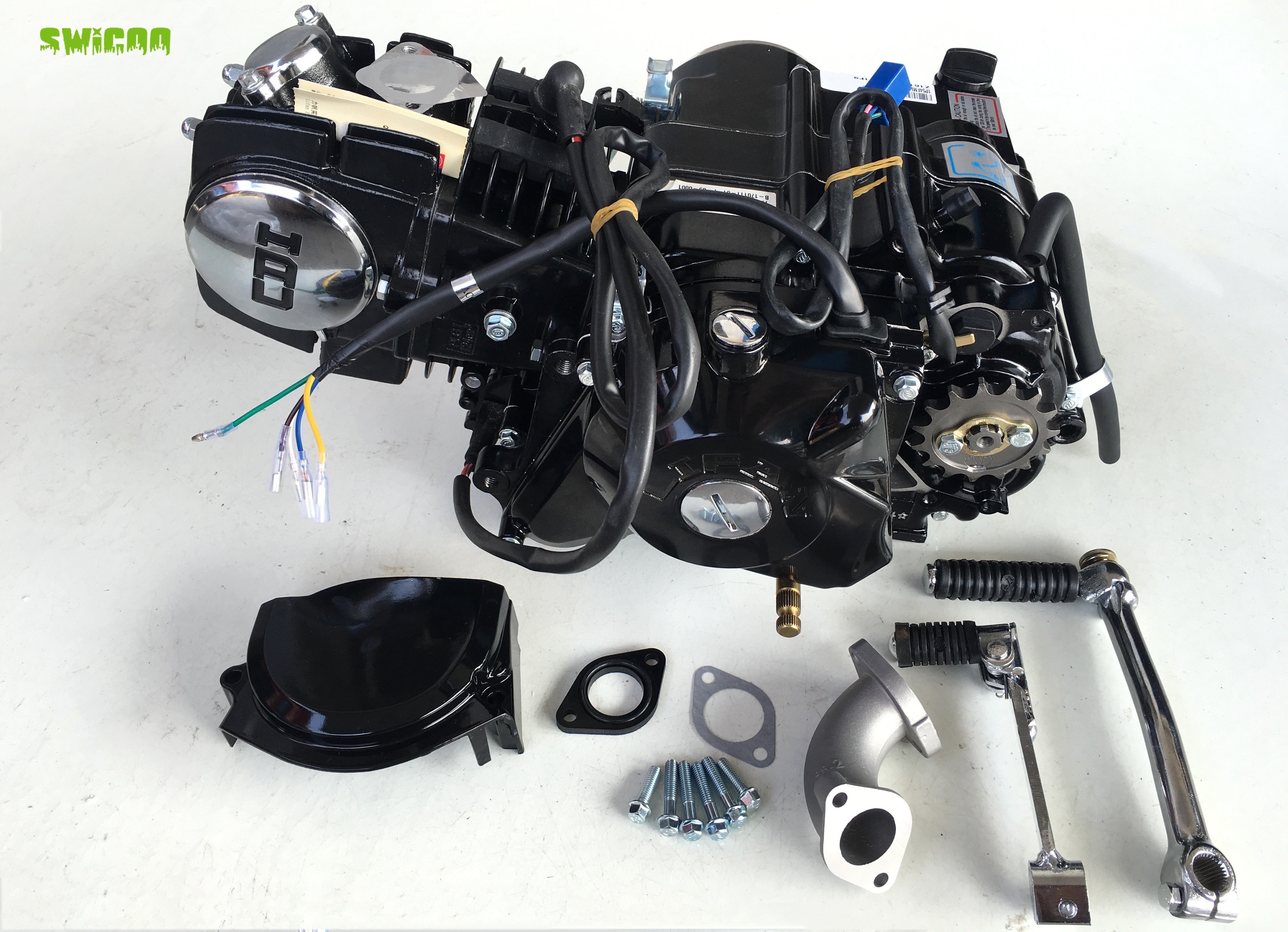 125cc Engine Motor 4 Stroke Electric Start Engine for Dirt Bike Motorcycle  ATV Go Kart Quad Buggy Engine Assembly 125cc