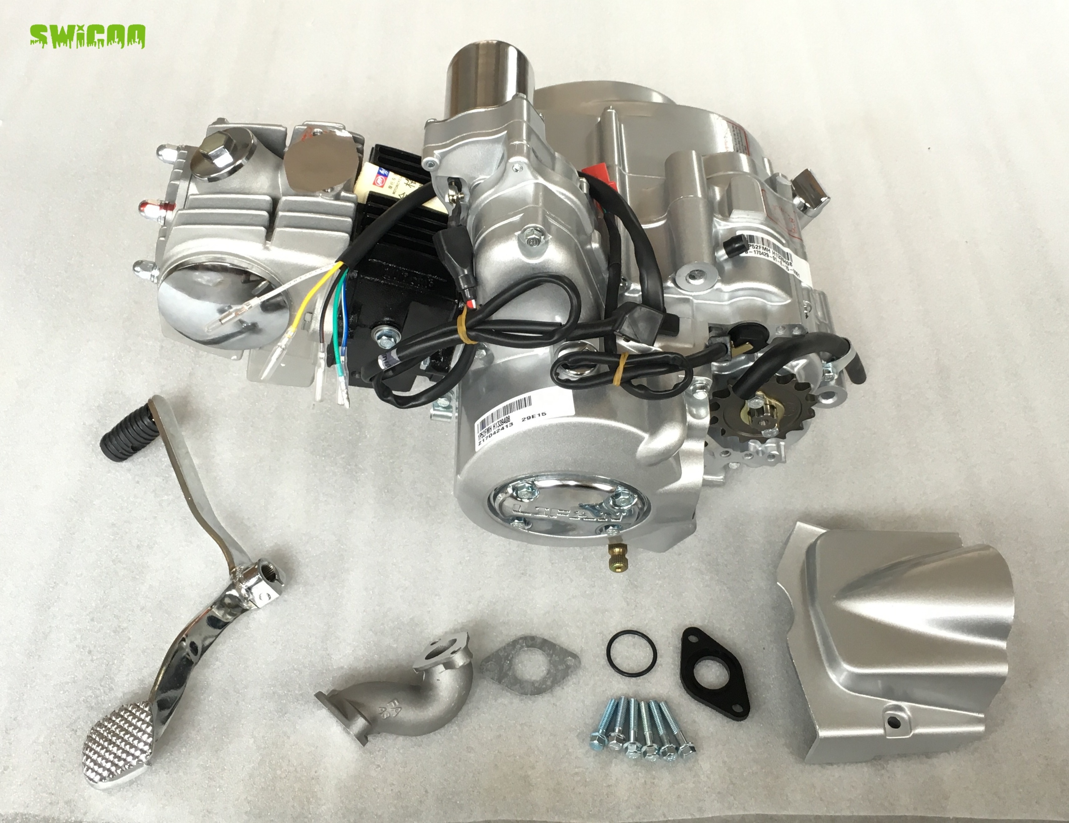 Motorcycle 110cc Engine for Pit Dirt Bike ATV Go Kart Tricycle 110cc Engine System Assembly