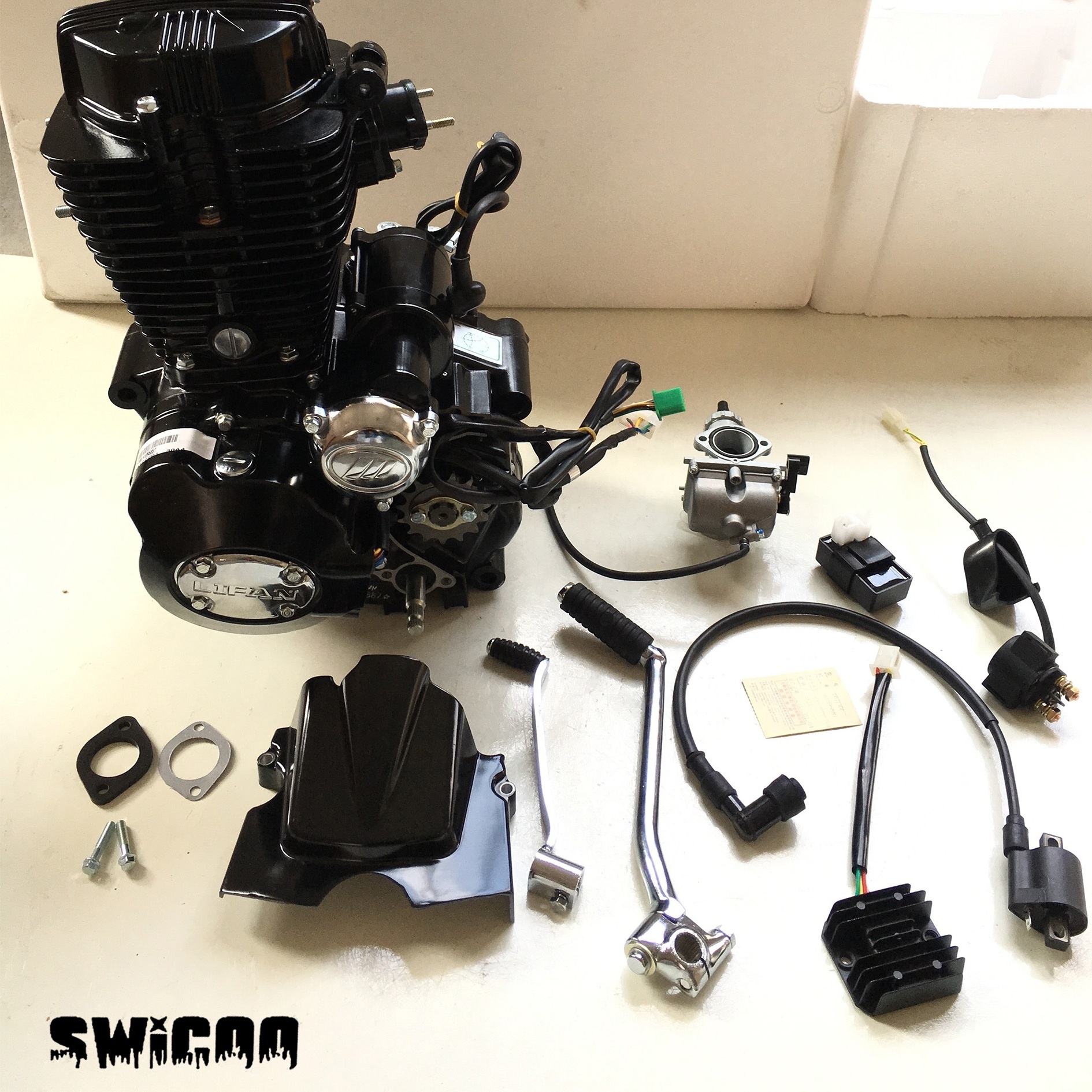 Hot Sale167mm Lifan Brand 250cc Engine For Dirt Bike Atv Quad