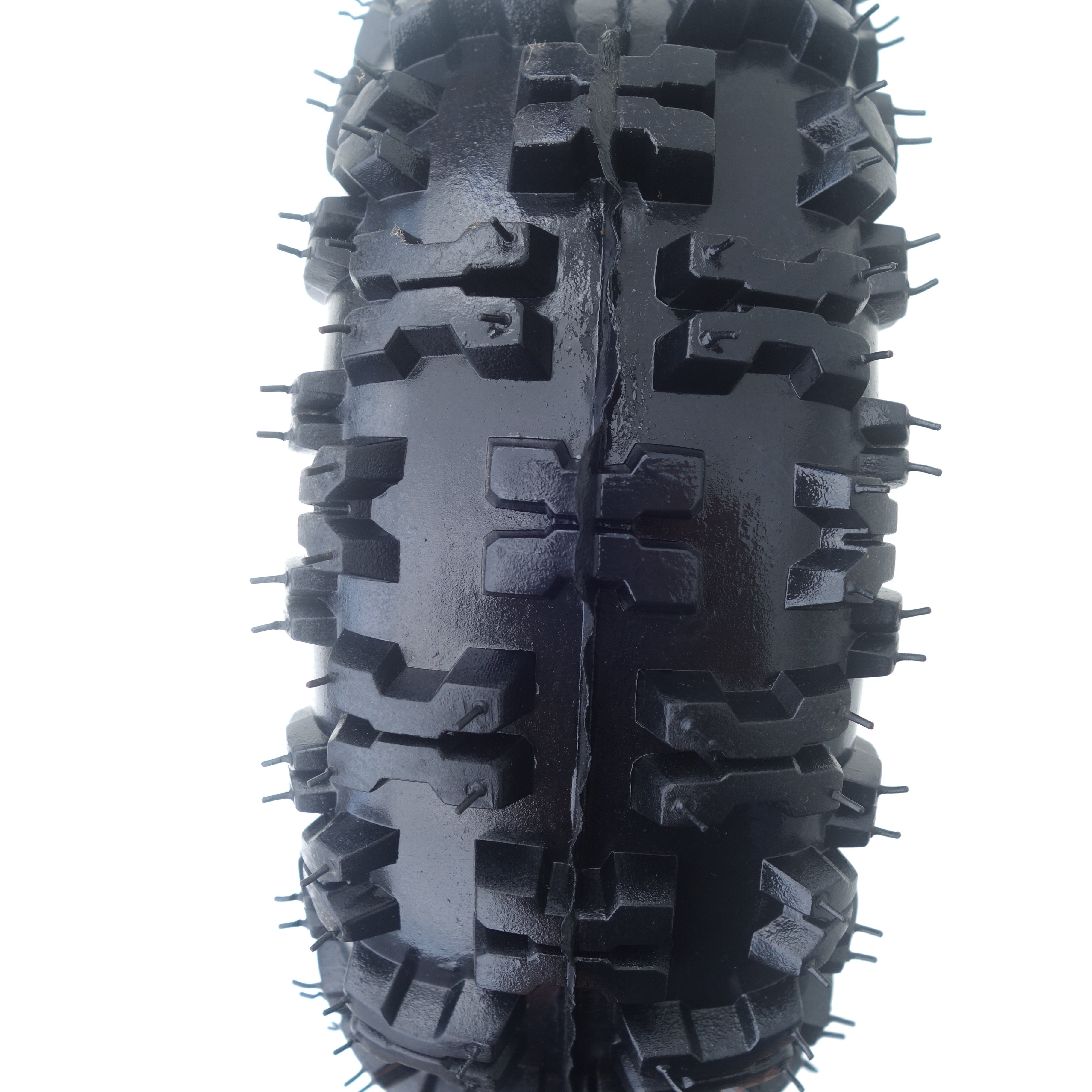 4.10/3.50-4 2Ply Stud Tire 4.10-4 Cart Lawn Garden 410/350-4 Tires Tubeless Dirt Bike Go-kart Motorcycle