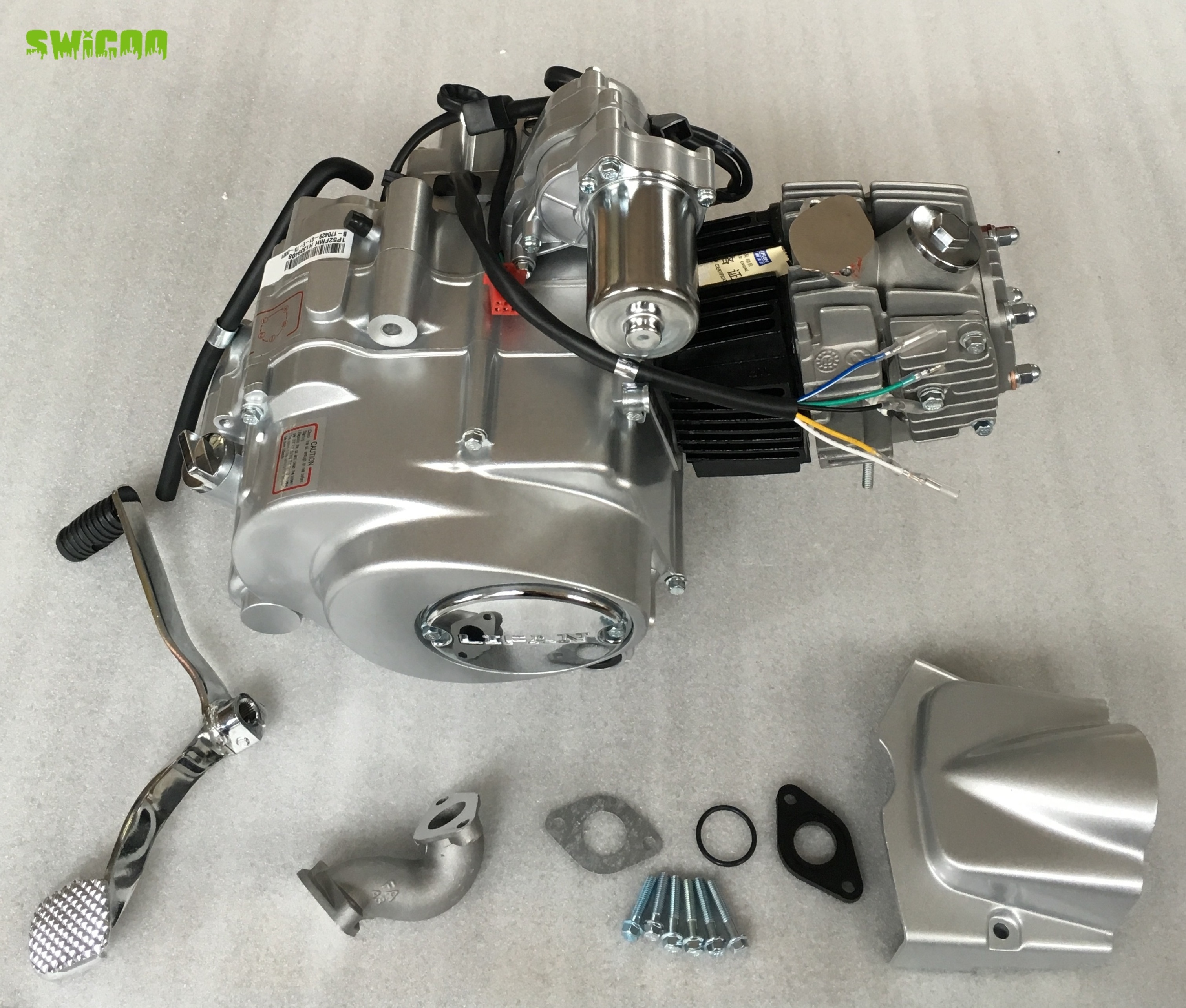 Motorcycle 110cc Engine for Pit Dirt Bike ATV Go Kart Tricycle 110cc Engine System Assembly