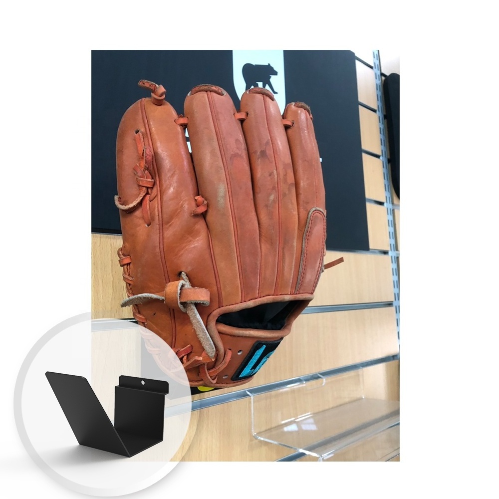 Hanging baseball softball glove glove standings storage rack