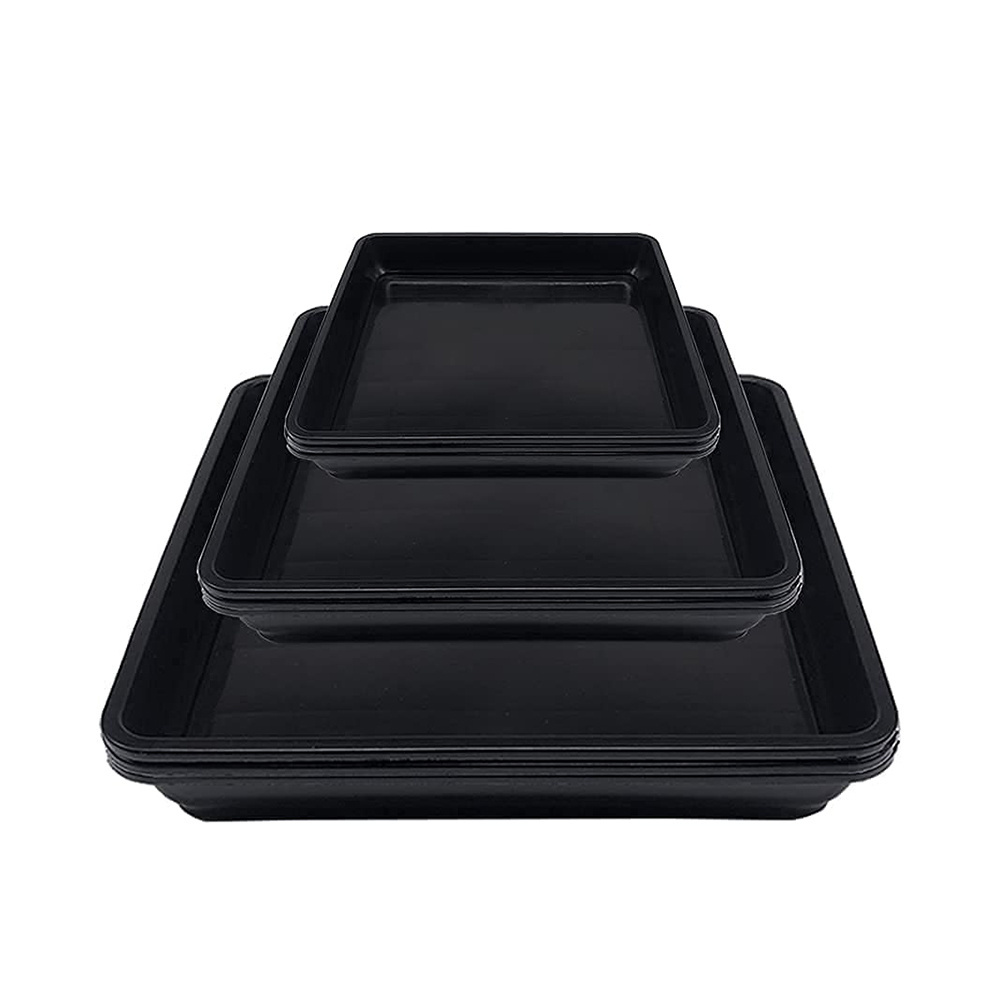 Wholesale Plastic Agriculture Seedling Trays Home Seedling Trays Plastic Nursery Garden Plant Saucer Seedling Trays