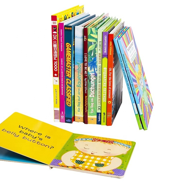 Bulk Flap Book Printing Soft Cover Custom Board Hard Cover Wholesale Children Story Book Printing