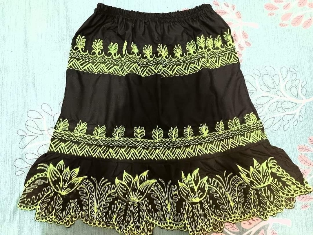 High Quality Embroidery Style Women Dresses Mini Skirts Casual Plain Custom Western Wholesale Cheap Prices Skirts For Women's.