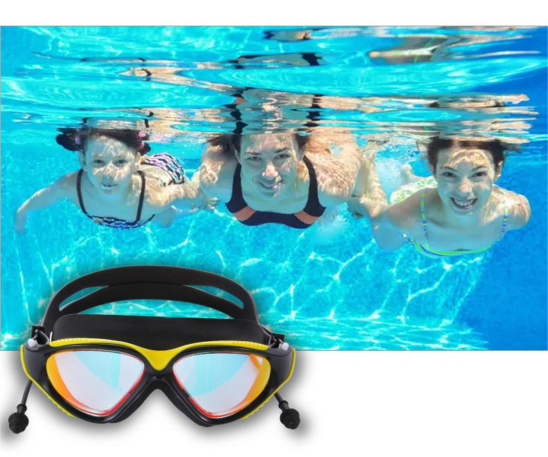 Customized Universal Kids Optical Prescription Swimming Goggles Support OEM And ODM