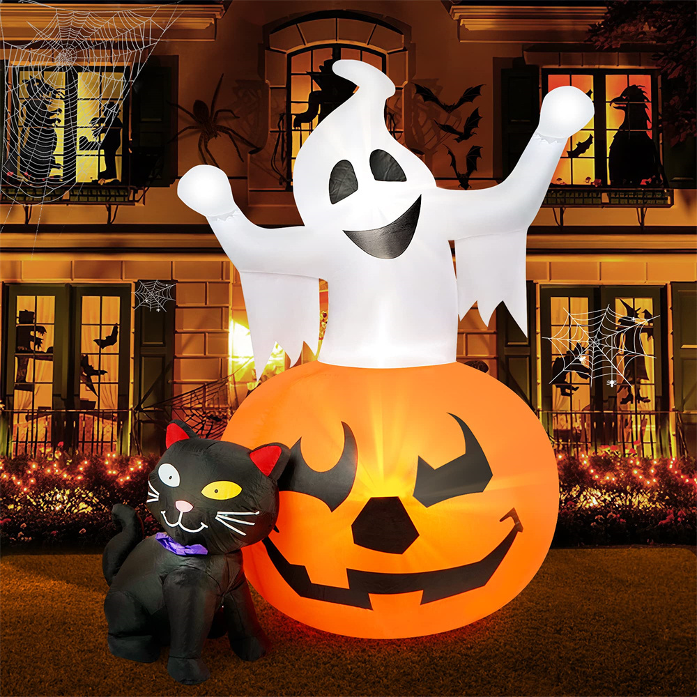 Wholesale Popular Decoration Spooky Pumpkin Blow up Decor Halloween Inflatable for outdoor