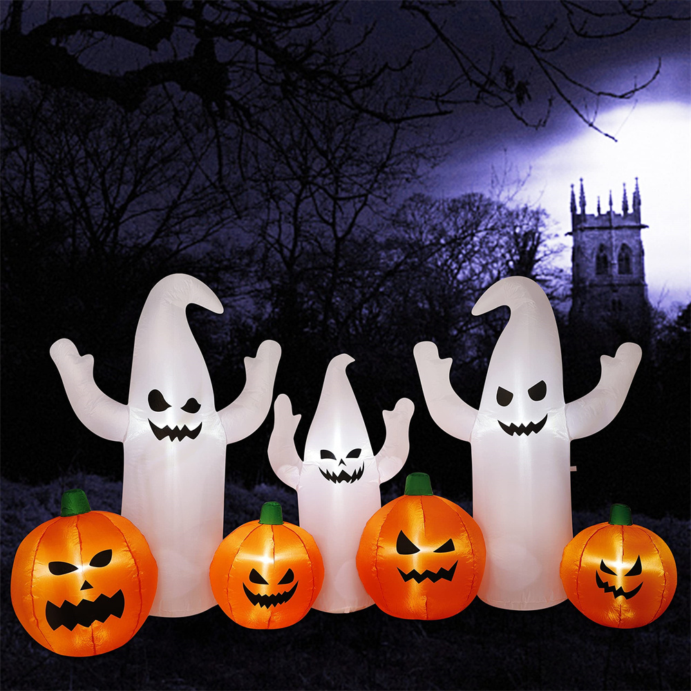 Wholesale Popular Decoration Spooky Pumpkin Blow up Decor Halloween Inflatable for outdoor