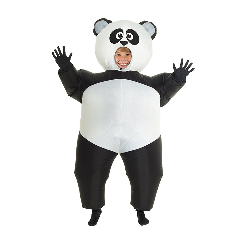 Inflatable Kids Panda Costume Girls Boys Inflatable Animal Halloween Costumes