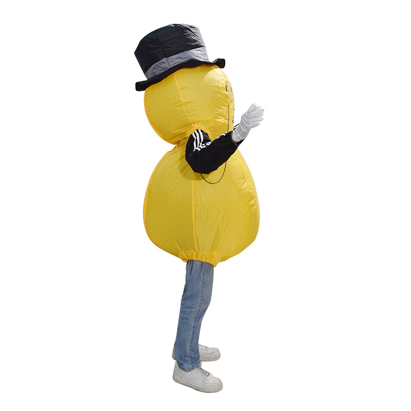 Wholesale Inflation Mr. Peanut Theme Party Halloween Peanut Inflatable Costume Suit for Adults