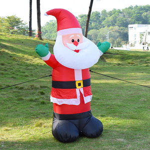 OEM ODM 5FT Blow Up Xmas Inflatable Outdoor Indoor Christmas Inflatables Santa Claus Inflables